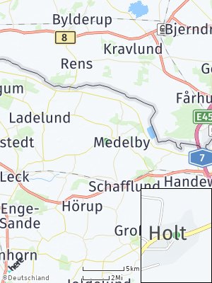 Here Map of Holt bei Medelby