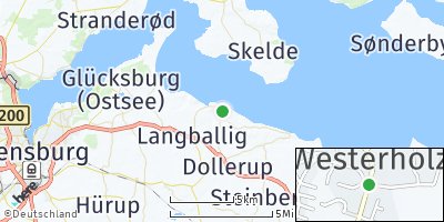 Google Map of Westerholz bei Langballig