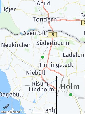 Here Map of Holm bei Süderlügum