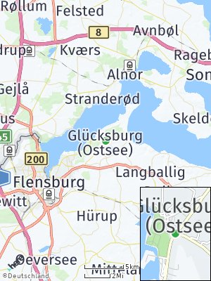 Here Map of Glücksburg