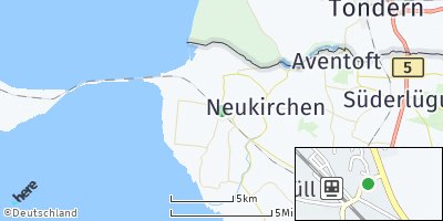 Google Map of Klanxbüll