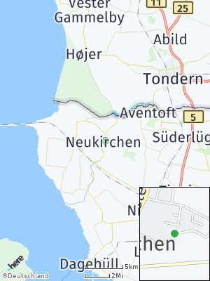 Here Map of Neukirchen bei Niebüll
