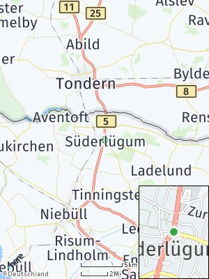 Here Map of Süderlügum