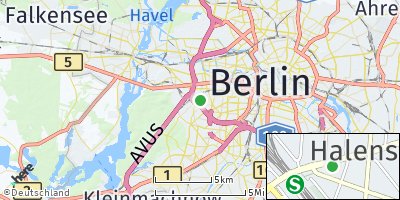 Google Map of Halensee
