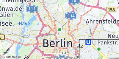 Google Map of Gesundbrunnen