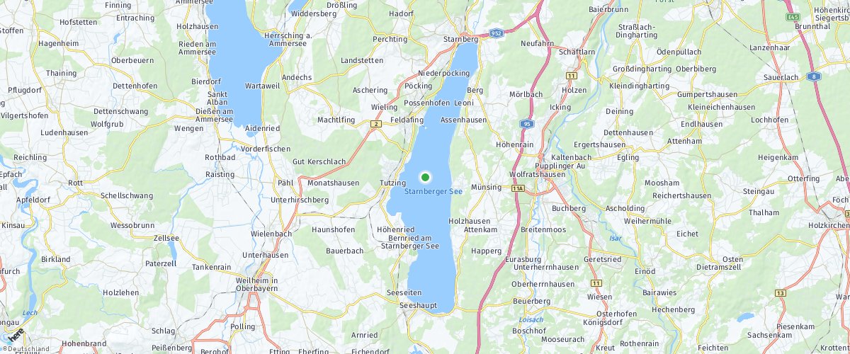 Starnberger See in HERE Maps
