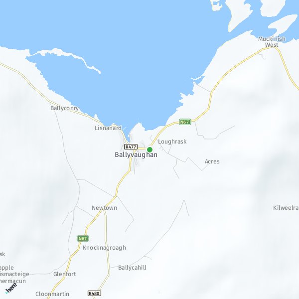 HERE Map of Ballyvaughan, Ballyvaughan