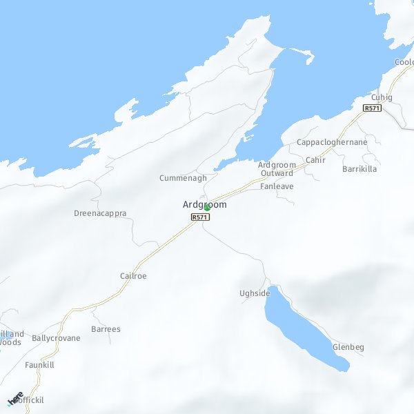 HERE Map of Ardgroom, Ireland