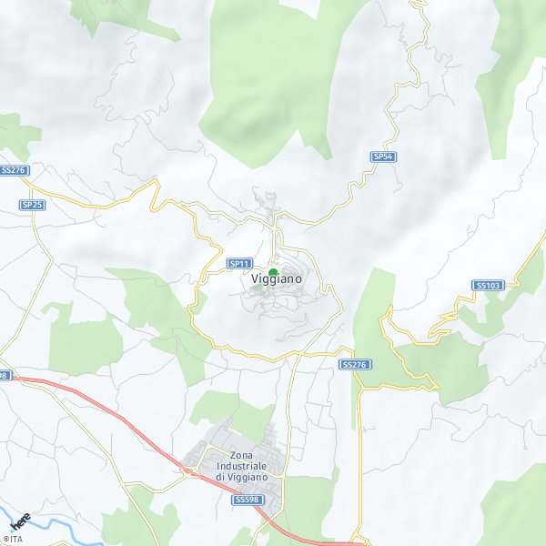 HERE Map of Viggiano, Italia